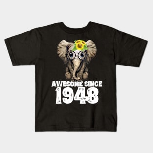 Awesome since 1949 71 Years Old Bday Gift 71th Birthday Kids T-Shirt